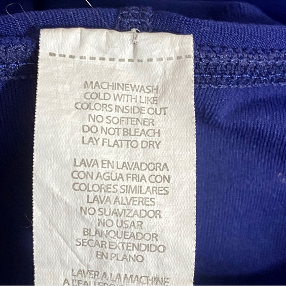 FABLETICS workout exercise color blocked mesh stripe leggings polyester knit S - Picture 6 of 7